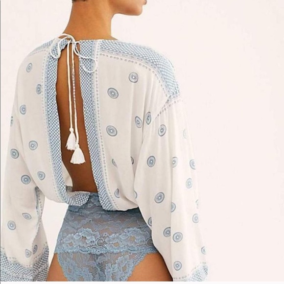 Free People Tops - Free people intimate bodysuit with lace bottom